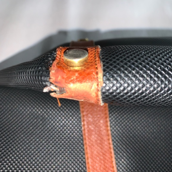 vintage BOTTEGA VENETA oversized zip top TOTE BAG - Picture 5 of 14